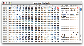 Memory Contents panel screenshot.