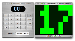Graphical seconds clock screenshot.